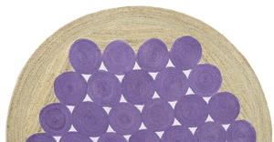 Round <b>Large</b> XXL Handmade Organic Jute Braided Bohemian Eco-Friendly Area <b>Rug</b> - Product Image 4