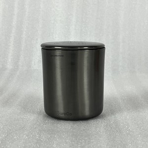 Frascos de Velas Negros de Lujo con Logotipo Personalizado, Recipientes de Velas Negros Premium de Acero Inoxidable con Tapas para Fabricación de Velas - Product Image 4