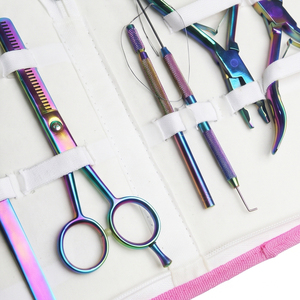 Kit de pinces professionnelles pour extensions de cheveux avec outils fonctionnels et poignées confortables pour une entretien facile des cheveux et un usage esthétique - Product Image 6