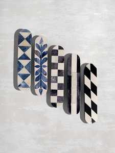 Poignées de porte amovibles en os vert coloré, design côtier, pour meubles, intérieur, cuisine, commode, décoration Diwali - Product Image 4