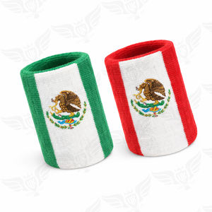 Custom Sports Wristbands <b>Sweat</b> Absorbing Cotton Wrist <b>Bands</b> Elastic Gym Wristbands for Basketball Tennis Fitness - Product Image 4