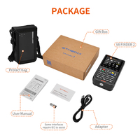 GTMEDIA V8 Finder 2 Professionnel, Analyseur de Signal Satellite DVB-S2X avec Écran LCD HD 3,5 Pouces, Analyseur de Spectre et Recherche en Boucle