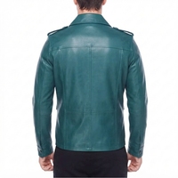 Unisex Slim Fit Winter Casual Cow Leather Zipper Front Breathable Windproof Field Jacket with OEM Service for Everyday Wear