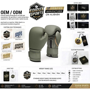 Premium Synthetic Leather Boxing Gloves For Fighting <b>Punching</b> <b>Bag</b> Training Gloves Online Best Selling Easy To Wear - Product Image 4