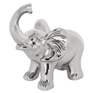 Elegante estatua de elefante de metal para decoración de sala de estar con diseño moderno y atractiva superficie de acabado liso. - Product Image 4