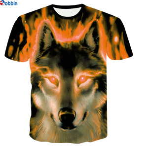 Camiseta Personalizada con Diseño de Águila en 3D para Hombre, Cuello Redondo, Manga Corta, Estilo Urbano, Holgada, para Verano - Product Image 1