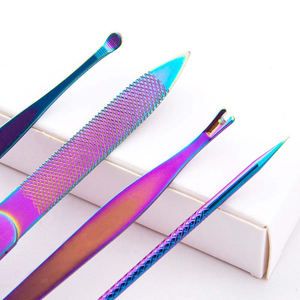 Kit de Herramientas de Manicura y Pedicura, Herramientas Profesionales para el Cuidado de las Uñas, Lima de Uñas, Cortaúñas con Estuche de Cuero - Product Image 6