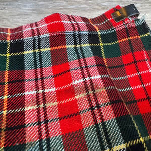 Mini-jupe Kilt en laine à motif Tartan Royal Stewart rouge pour femme, vente en gros, OEM ODM 2026 - Product Image 5