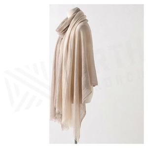 Women's Long Solid Color Silk Scarf Simple Style All Seasons Daily Wear Skin Friendly Plain Woven Scarf - Product Image 3