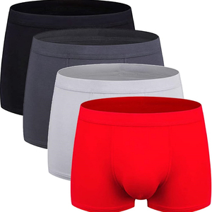 Ropa Interior Masculina, Calzoncillos Boxer de Algodón Elástico, Transpirables, Ecológicos, Cintura Alta, Logotipo, Alta Calidad Premium, Precio al por Mayor - Product Image 5