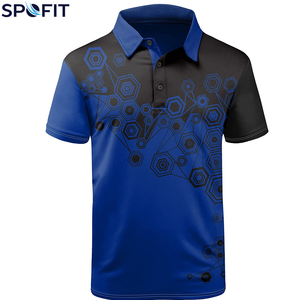 Polo de sport sublimé respirant pour homme, fabriqué en usine, idéal pour l'été - Product Image 3