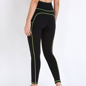 Leggings de sport pour femmes de haute qualité avec logo personnalisé, respirants, taille haute, pour la gym, le fitness, le yoga, sans couture, séchage rapide, écologiques - Product Image 4