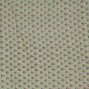 Premium Organic <b>Light</b> Green Kalamkari Hand Block Print Cotton Fabric Small <b>Leaf</b> Motif for Kurtis Dresses Cushions Craft B2B - Product Image 6