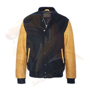 Chaquetas Varsity de Béisbol para Hombre con Servicio OEM ODM, Cuello Alto, Calidad Premium, Disponibles en Diferentes Colores - Product Image 6