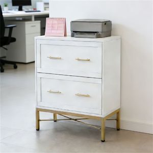 Double Drawer Office Storage Cabinet Essential File Imaging Printer Stand for Office Use - Product Image 4