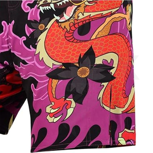 กางเกงมวยไทย MMA แบบซับลิเมชั่นสั่งทำได้ สำหรับทุกเพศ ดีไซน์ยืดหยุ่น ระบายอากาศได้ดี น้ำหนักเบา เหมาะสำหรับการต่อสู้แบบตีลังกาและศิลปะการต่อสู้ - Product Image 3