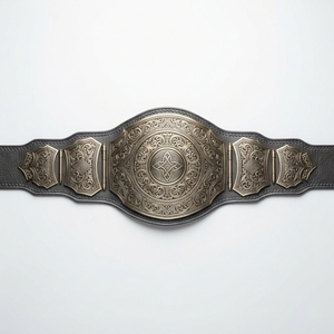 Ceinture de championnat en cuir personnalisée, trophée sportif personnalisé, plaque métallique, sangle, pour vainqueur de tournoi, vente en gros directe usine - Product Image 1