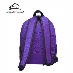Mochila Infantil Morada con Brillantina de Cerezas, Mochila Escolar Popular de Calidad para Niñas, Mochila Escolar con Brillantina para Niños, OEM ODM - Product Image 2