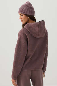 Chaqueta Sherpa con Capucha Personalizada para Mujer, Chaqueta de Invierno de Forro Polar Suave, Chaqueta Casual Cálida con Cremallera de Talla Grande, Proveedor Mayorista de Ropa - Product Image 2