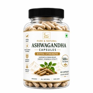 Cápsulas de Ashwagandha de Primera Calidad, 500 mg, Withania Somnifera Natural, Cápsulas Veganas para Hombres y Mujeres, Apoyo para la Energía y la Resistencia - Product Image 2