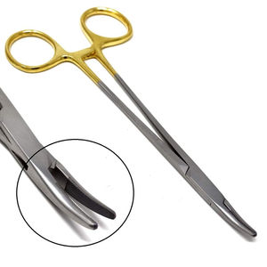 Pinzas de Sutura Curvas Heaney de Calidad Superior, 18 cm, Herramienta Manual para Cirugía Ocular, Juego de Instrumentos Quirúrgicos - Product Image 1