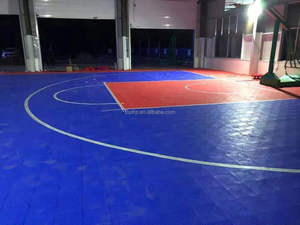 Outdoor <b>Plastic</b> Polypropylene PP Interlock Futsal Football Court Sports Flooring Field <b>Carpet</b> Pitch Mats Anti-Slip Vinyl <b>Cover</b> - Product Image 5