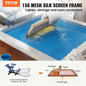 6-Piece Screen <b>Printing</b> Kit with 10x14inch Aluminum Silk Screen <b>Printing</b> <b>Frames</b> and 156 Count Mesh <b>for</b> <b>Printing</b> - Product Image 2