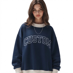 Sweat-shirt rose oversize à col montant pour femme, imprimé lettres, épaules tombantes, manches longues, style streetwear décontracté, haut tendance pour l'automne - Product Image 4