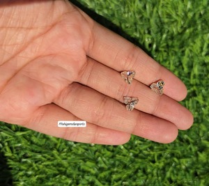 Moissanite blanche taillée en forme de lys de 7,30 mm (3 pièces) – Forme de fleur fantaisie, faite à la main pour bijoux personnalisés - Product Image 3
