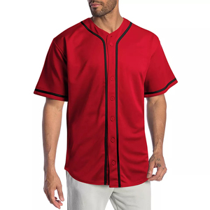 Nouvelle tenue de baseball personnalisée pour hommes, uniforme de baseball à boutons, design décontracté et service OEM sur mesure. - Product Image 5