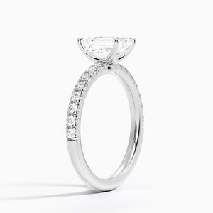 BOJ <b>Ring</b> 093 <b>Emerald</b> Cut 925 <b>Silver</b> Halo Stone Prong Setting Solitaire Diamond <b>Ring</b> 2ct D Color VVS1 Moissanite GRA Certified - Product Image 2