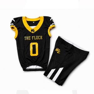 Factory Direct American Football Tackle Twill Uniform Customized Team Jersey Embroidered Sportswear Exporter 100% Polyester - Product Image 1