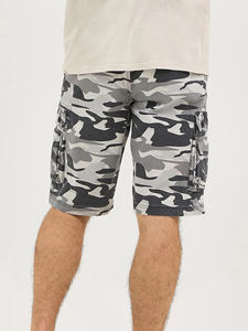 Pantalones Cortos Cargo de Algodón para Hombre, con Cordón Ajustable, Estilo Deportivo, Casual, para Verano, con Bolsillos Utilitarios - Product Image 3