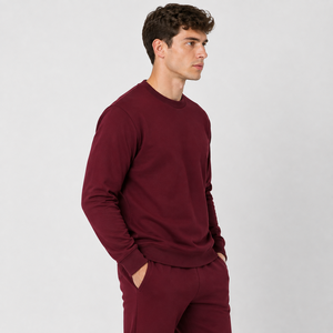 Sweat-shirt moderne pour homme en tissu lisse et coupe décontractée, idéal pour la vente en gros de vêtements, les designs personnalisés et les commandes OEM décontractées. - Product Image 2