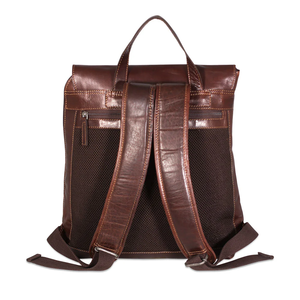 Top Quality Wholesale <b>Brown</b> Leather Women Crossbody Chest Bag Vintage Flap <b>Backpack</b> Style Shoulder Bag Reasonable Price - Product Image 4