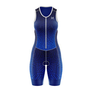 Conjunto de Jersey y Culotte de Ciclismo Personalizado para Mujer, Tallas Grandes, Ligero, Transpirable, 100% Poliéster, Material Ecológico - Product Image 1