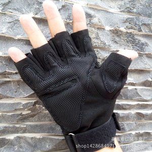 Adjustable Wrist <b>Strap</b> Gloves Breathable Exercise Gloves Non Slip Training Gloves Unisex Outdoor Sports Fitness Gloves gym glove - Product Image 4