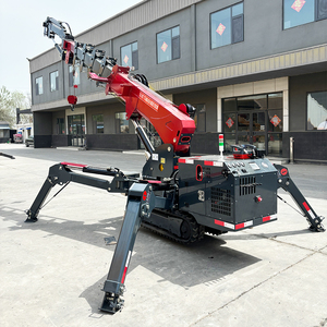 <span class=keywords><strong>Grue</strong></span> araignée mobile diesel-électrique compacte Tonlita de 3 tonnes avec flèche longue et nacelle pour personnel - Product Image 5