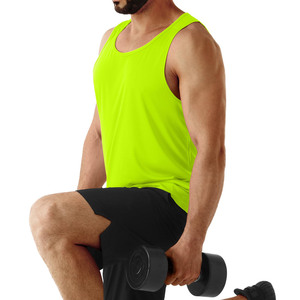 Débardeurs de sport pour hommes, dernière mode, sans manches, toucher doux, séchage rapide, couleur et taille personnalisables, avec emmanchures, vente en gros - Product Image 5