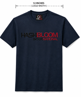 T-shirt en coton tricoté brodé uni surdimensionné de qualité supérieure pour hommes et femmes, style streetwear décontracté, coupe classique, lavage à l'acide éco-responsable sur le devant