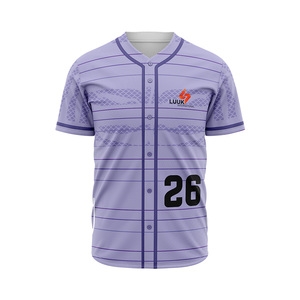 Último Diseño de Camiseta de Béisbol Personalizada, Uniforme Deportivo Transpirable Sublimado, Ligero, de Primera Calidad, Todas las Tallas - Product Image 6