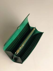 Cartera impermeable Vintage de cuero genuino largo para mujer, regalo con logotipo de Color personalizable para el Día de San Valentín, Navidad, madre - Product Image 4