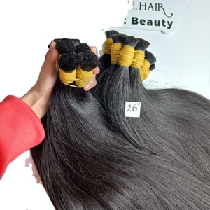 Cheveux tressés en vrac à double tirage Cuticule droite naturelle Aligner Extension de cheveux bruts Cheveux vietnamiens Prix de gros Haute qualité - Product Image 6