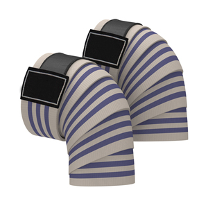 Stretchable Neoprene <b>Elastic</b> Weight Lifting <b>Knee</b> Wraps Non-Slip <b>Support</b> Adjustable Advanced Protection Heavy Training Wraps - Product Image 1