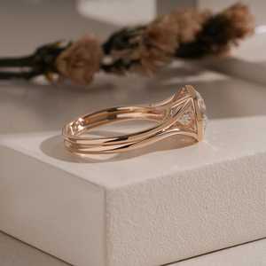 Anillo solitario con diamante de talla redonda Signet de 2,02 quilates para mujer, oro macizo de 14 quilates, regalo de cumpleaños para amantes, amuletos - Product Image 5
