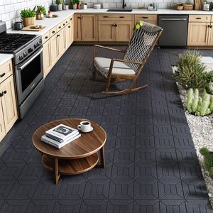 Nuove Piastrelle per Pavimenti a Incastro da 12 Pollici, Facili da Installare, per Interni/Esterni, Patio - Installazione Rapida - Product Image 4
