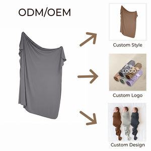 Baby Knotted Swaddle <b>Blanket</b> Secure <b>Wrap</b> with Soft Gentle Fabric - Product Image 5