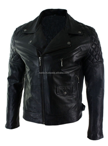 Chaqueta de cuero genuino para mujer - Product Image 4