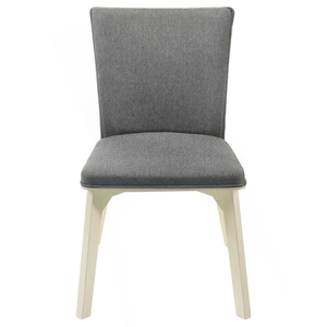 Chaise de salle à manger contemporaine en bois et tissu gris OEM Home Furniture Vietnam, chaise de bureau MD04 - Product Image 3