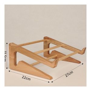 Support d'ordinateur portable en bois de qualité supérieure 2026 – Trépied de table peu encombrant pour le bureau et l'espace de travail - Product Image 1